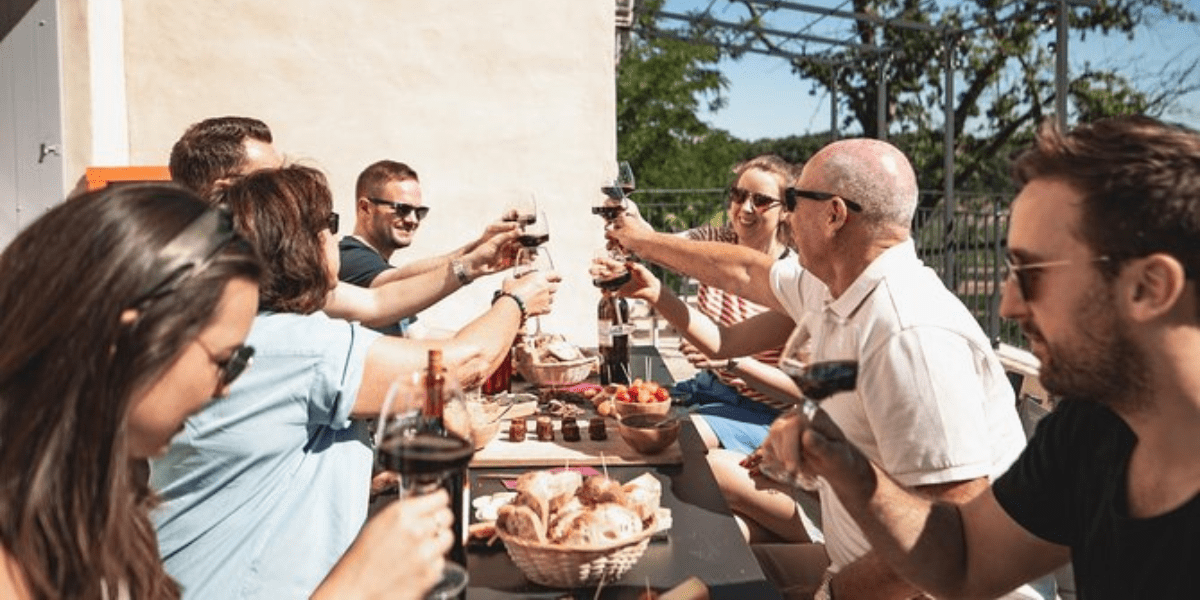 Lunch at the château