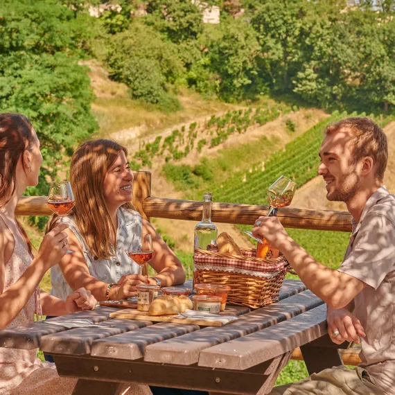 Expérience Pique-nique au Château La Croizille  Pique-nique sur la terrasse du Château La Croizille